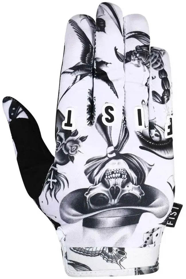 Fist Strapped Flash Offroad-handschuhe - Black / White - XL
