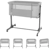 KIKKABOO Beistellbett Noah verstellbar