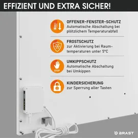 Brast Infrarotheizung mit Thermostat