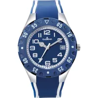 Dugena Diver Junior 4460984 Edelstahlgehäuse Blau Silikonarmband