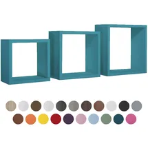 Sanitec InCubo Wandregal 35 x 35 cm Blau
