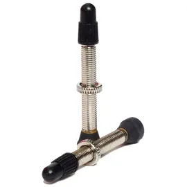 Notubes Ventil SB-verpackt, Messing, paarweise, 44 mm, Schwarz/Silber