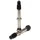 Notubes Ventil SB-verpackt, Messing, paarweise, 44 mm, Schwarz/Silber