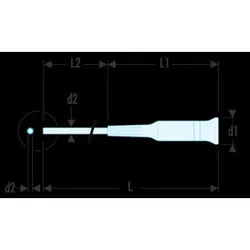 Facom Handschrauber antistatisch 3x75mm