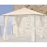 QUICK STAR Ersatzdach 3x3m Sand für Gartenpavillon Nizza Pavillon Partyzelt