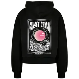 MERCHCODE Sunset Charm Hoodie Schwarz S