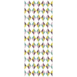 Queence Vinyltapete Jocelyn 90x250 cm selbstklebend bunt
