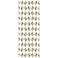 Queence Vinyltapete Jocelyn 90x250 cm selbstklebend bunt