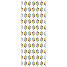 Queence Vinyltapete Jocelyn 90x250 cm selbstklebend bunt
