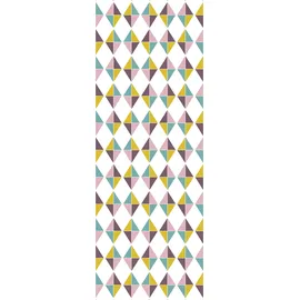 Queence Vinyltapete Jocelyn 90x250 cm selbstklebend bunt