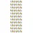 Queence Vinyltapete Jocelyn 90x250 cm selbstklebend bunt