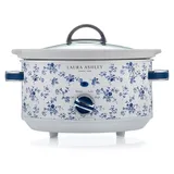 VQ Laura Ashley 3,5L Schongarer – Keramiktopf mit 3 Stufen - Blau/Bunt/Weiß