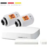HOMEPILOT Starter Set Smarte Heizung • 2 Thermostate • Tür-/Fensterkontakt