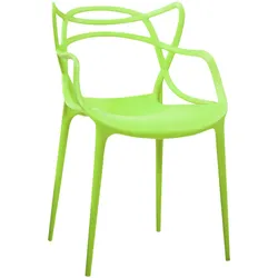 ITALIAN DESIGN Thonet italienischer Designstuhl grün 55x47x84 cm