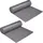Relaxdays 2 x Malervlies 220g/m2 1x50 m - Grau