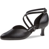 Tanzschuhe 034-V Leder 5 cm Flare VarioSpin Sohle Größe 5 5