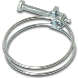 Drahtschlauchschellen - verzinkt, W1 (Drahtschlauchschellen - verzinkt, W1: Drahtschneckenschelle - verzinkt, W1: Bandlänge: 51 - 58 mm)