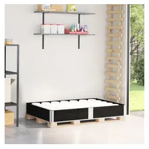 vidaXL Paletten-Aufsatzrahmen 150 x 100 x 0 cm Schwarz