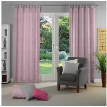 Wirth Vorhang Coventry (1 St), Schlaufen, blickdicht lila 135 cm x 245 cm