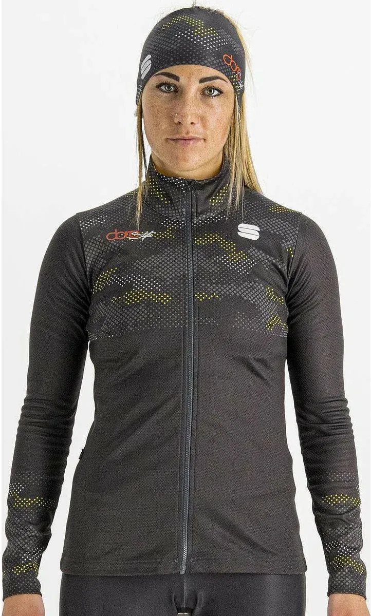 Sportful Doro Jersey dark gray/yellow (002) S