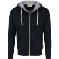 Hakro Kapuzen-Jacke Bonded 455, schwarz