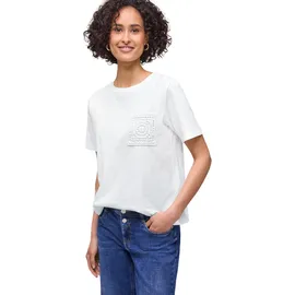 STREET ONE Kurzarmshirt Weiß 36
