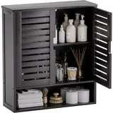LuxusKollektion Büromöbel-Set Bambus Badezimmerschrank Wandmontage Toilette Medizinschrank 2 Türen