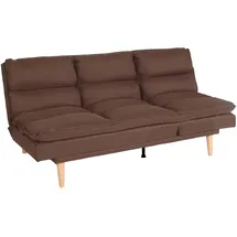 MCW Schlafsofa Stoff 2-Sitzer Braun