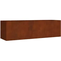 vidaXL Hochbeet 280 x 80 x 80 cm Cortenstahl