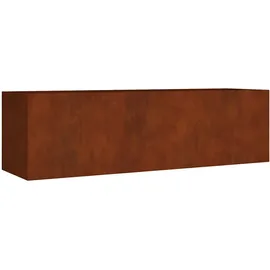vidaXL Hochbeet 280 x 80 x 80 cm Cortenstahl
