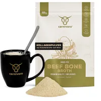 Carnivoro Knochenbrühe Pulver [vom schwedischen Rind] 500g | 84% Beauty Kollagen Pulver | Bone Broth Powder | Rinderbrühe | Knochenbrühe Konzentrat | Rinderknochenbrühe | Knochenbrühe