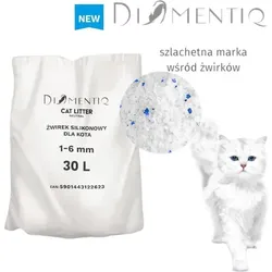 Diamentiq Neutral - Katzenstreu - 30 l (Antibakteriell, Nicht klumpend, Nicht staubend, 28 kg), Katzenstreu