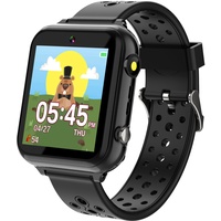Retysaz Kinder Smart Watch 24 Spiel 10-Geschichten Smart Watch für Kinder Schrittzähler Telefon Smartwatches für Kinder Große Geschenke für Mädchen Jungen (Schwarz-M1)...