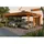 SKANHOLZ Doppelcarport 5,46 x 5,55 m nussbaum inkl. Pfostenanker