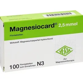 Verla-Pharm Arzneimittel GmbH & Co KG MAGNESIOCARD 2,5 mmol Filmtabletten 100 St.