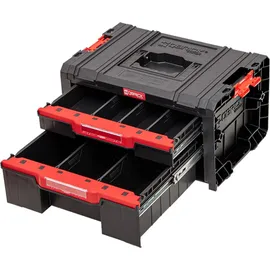 QBRICK SYSTEM Profi Werkzeugkiste mit 2 Schubladen blau 450 x 310 x 244 mm