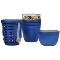 Mepal Ellipse Lunchpot, Fruitpot und Snackpot 3er Set Vivid