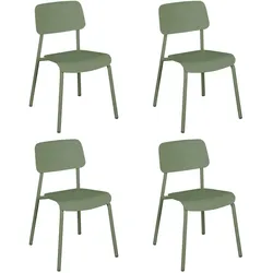 Fermob - Studie Stuhl Outdoor, kaktus (4er-Set)
