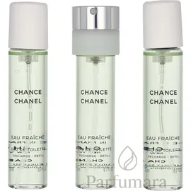 Chanel Chance Eau Fraiche Eau de Toilette refillable 3 x 20 ml