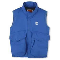 Timberland für Jungen. T60480 Blaue Daunenjacke (12años= 150cm), Lässig, Polyamid, Nachhaltig, Kinderbekleidung