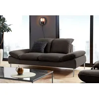 W.SCHILLIG 2,5-Sitzer enjoy&MORE, mit Sitztiefenverstellung, Füße silber matt, Breite 232 cm braun