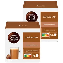 Kaffee-Kapseln Cafe Au Lait Kaffeekapseln 2 Pack 32 St.