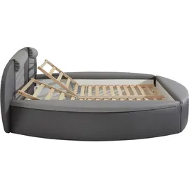 Westfalia Schlafkomfort Rundbett 160 x 200 cm Grau