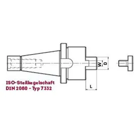 ELMAG Kombi-Aufsteckfräsdorn DIN 2080 - 17241