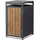ML-Design Mülltonnenbox 68 x 80 x 120 cm anthrazit-holzoptik