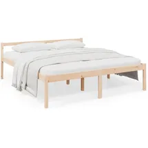 vidaXL Seniorenbett 200 x 200 cm Brown