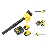 DeWalt DCV 100 P2 Akku Gebläse / Laubbläser 18 V + 2x Akku 5,0 Ah + Ladegerät