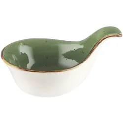Tarrington House Tapas Löffel Noromi, Porzellan, 12.2 cm, grün