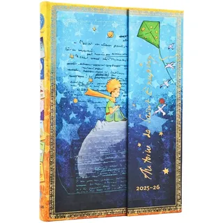 Paperblanks 13-Monatskalender 2025-2026 Der kleine Prinz Midi Horizontal