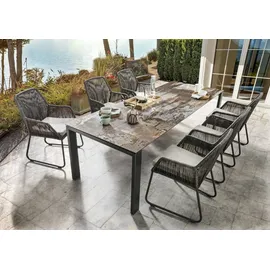 Sit Mobilia Etna Gartentisch 160 x 95 cm Anthrazit